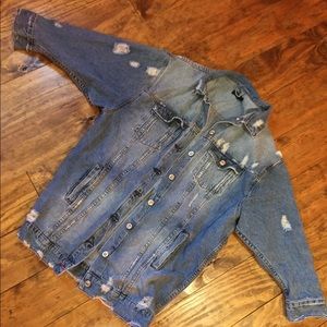 Fiore Jeans distressed denim jacket